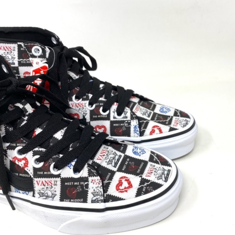 💖MEGA SALE💖VANS SK8-HI Tapered Love Black Men’s High Top Canvas VN0A4U16B0A - Picture 6 of 7